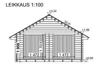 LP Garden S-XL (20 m²) Suoraseinäinen pihavarasto - Image 6