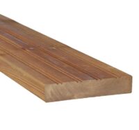 28x145x4800 Terassilauta kestopuu ruskea uritettu