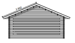 Autotalli + Katos AT30KL (53,9 m²) - Image 6