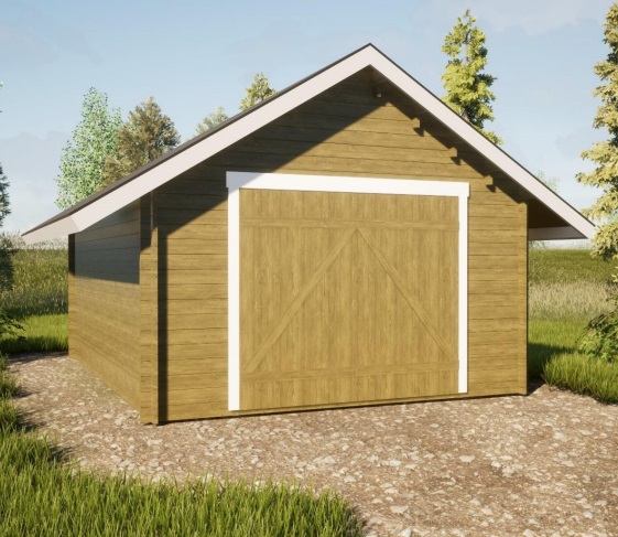 Autotalli AT22L (22 m²) - Image 2