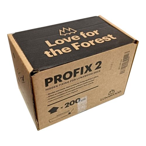 Luna Profix 2 Piilokiinnike lämpökäsitellylle puulle, 200 kpl /ltk - Image 2