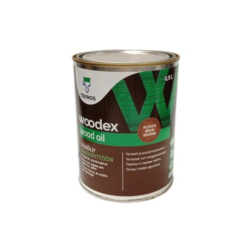 Woodex Wood oil puuöljy Ruskea 0,9 litraa terassiöljy