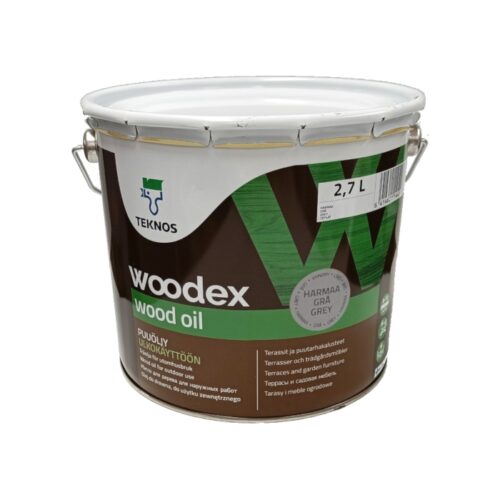 Woodex Wood oil puuöljy Harmaa 2,7 litraa terassiöljy