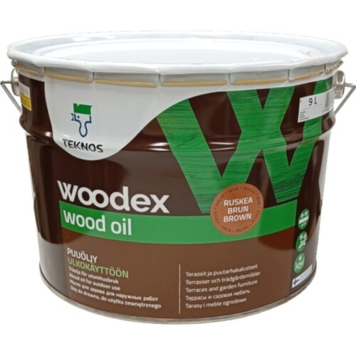 Woodex Wood oil puuöljy ruskea 9 litraa terassiöljy