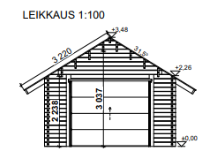 Autotalli AT22L (22 m²) - Image 3